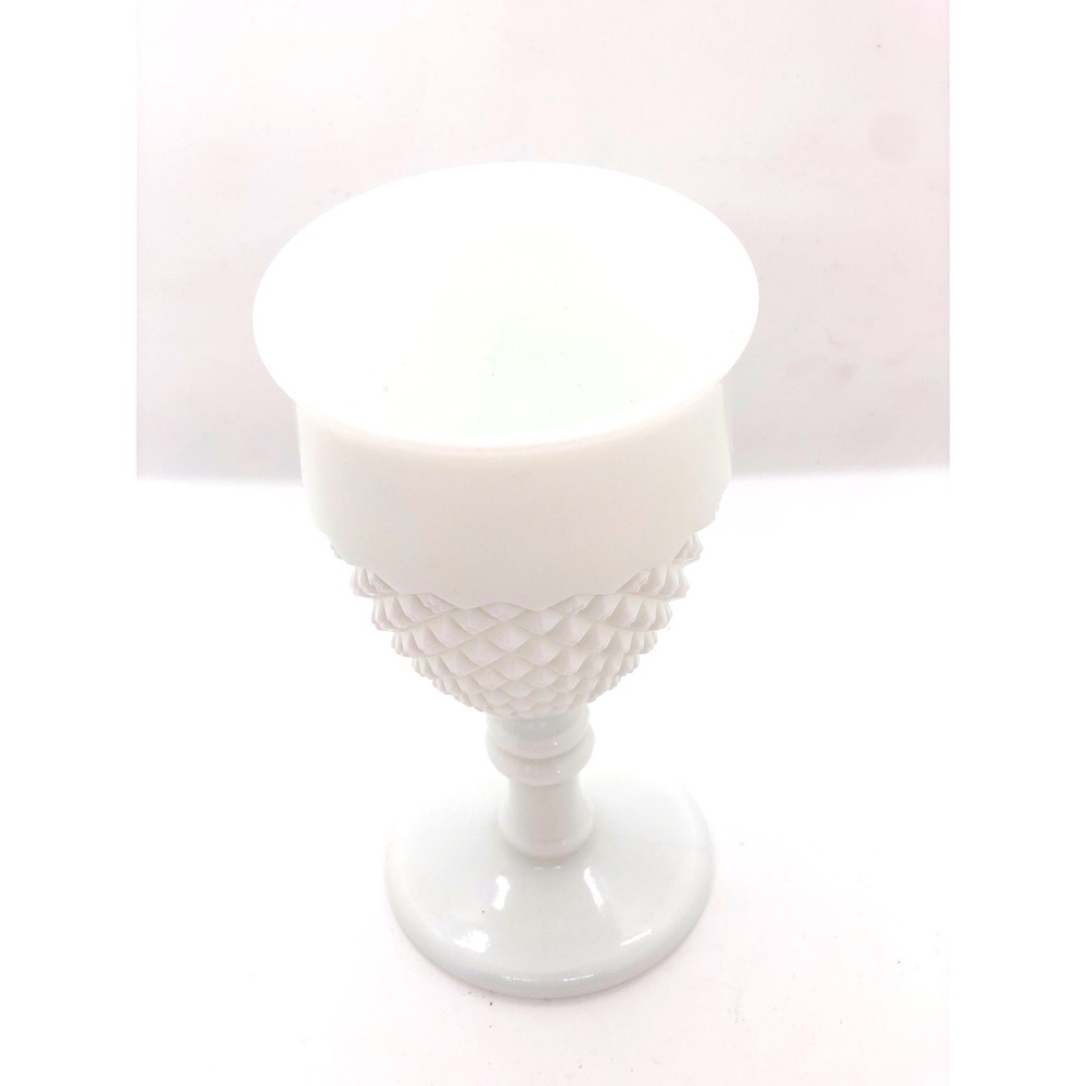Vintage Milk Glass Goblet - Picture 1 of 4